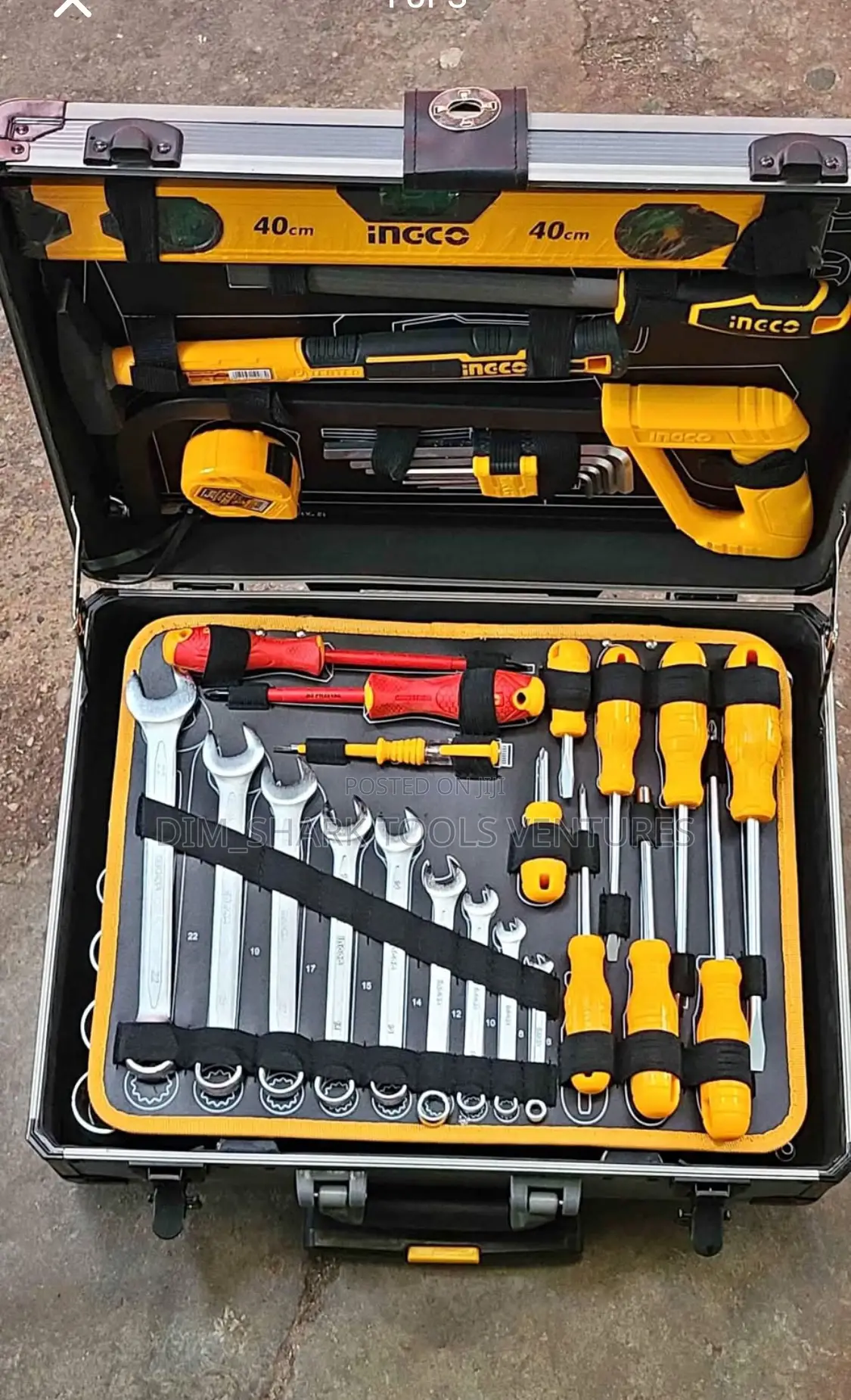 Set of Ingco Mechanical/Electrical Tools Box