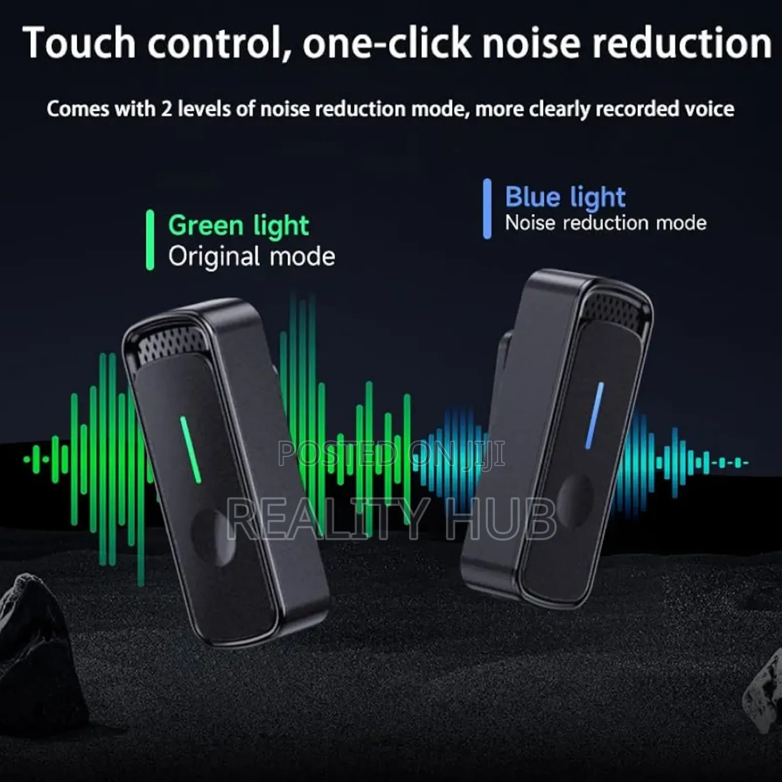 Wireless Microphone for iPhone Android With Charging Case