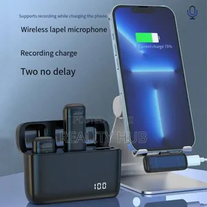 Wireless Collar Microphone 2.4G Live Microphone Chargingcase