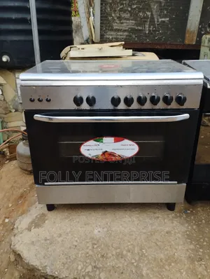 Italian Six Burners Gas Cooker With Hot Plate,Oven and Grill