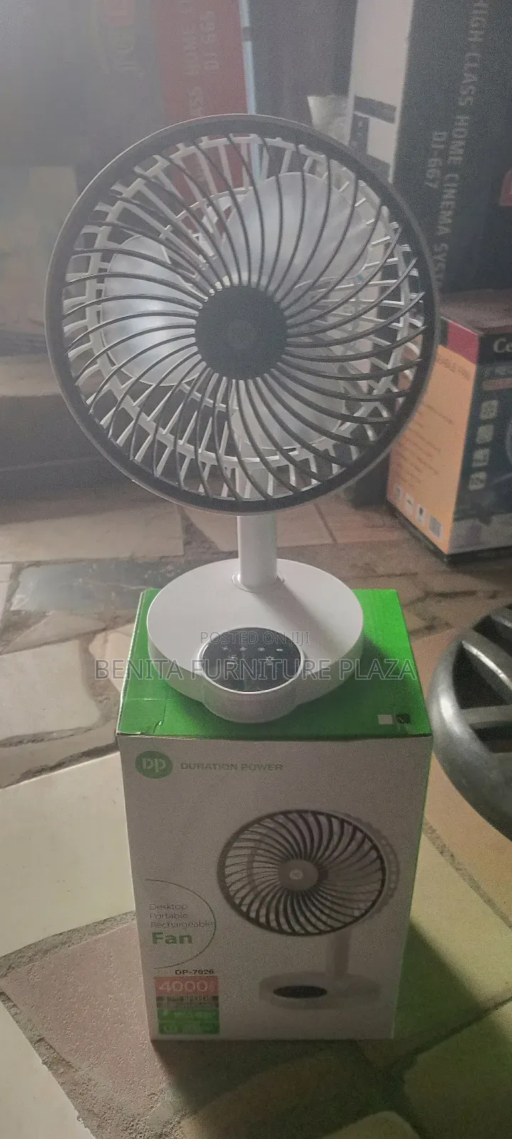 Dp Rechargeable Table Fan
