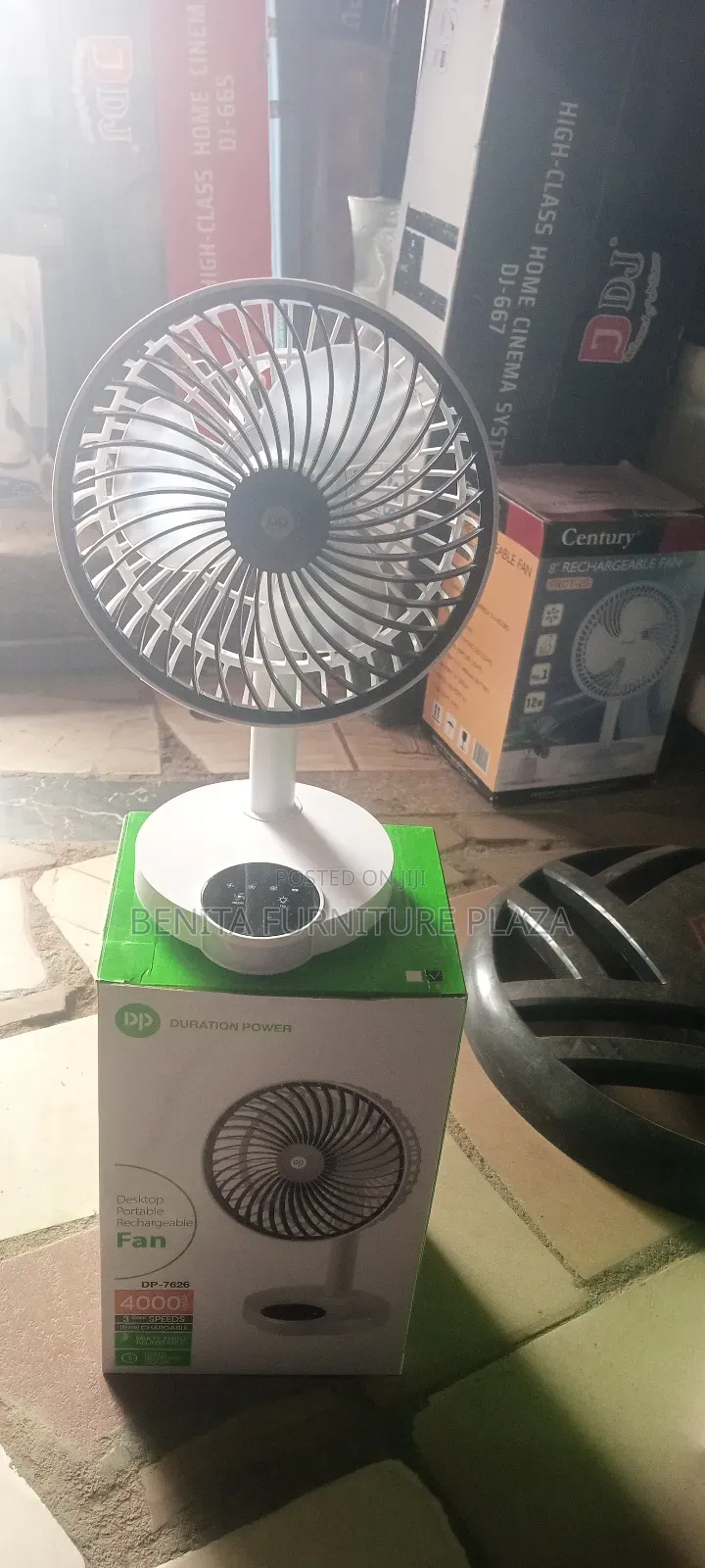 Dp Rechargeable Table Fan