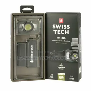 Swiss Tech Motion Activated Rechargeable Led Headlamp