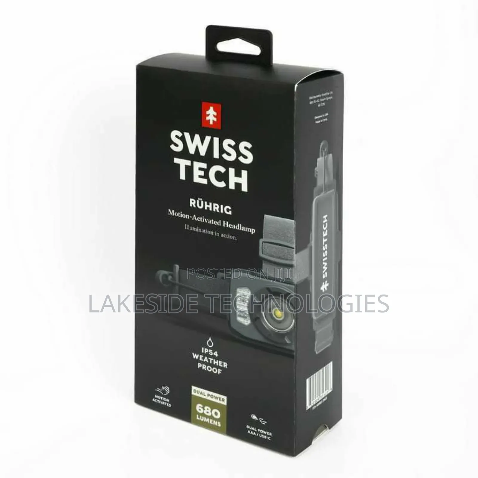 Swiss Tech Motion Activated Rechargeable Led Headlamp