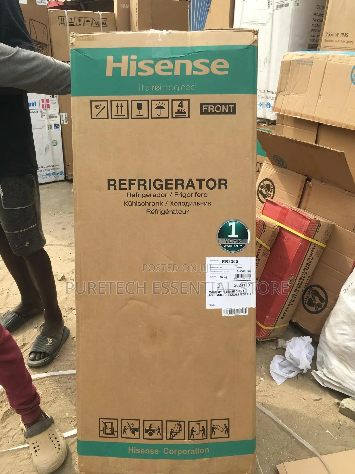 Original Hisense Refrigerator 150 Liters Rs230s