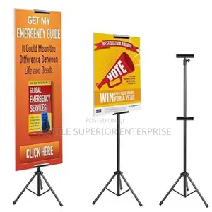 Printed Tripod Banner Stand 01