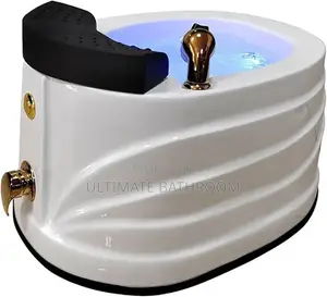 White And Gold Pedicure Machine For Saloons