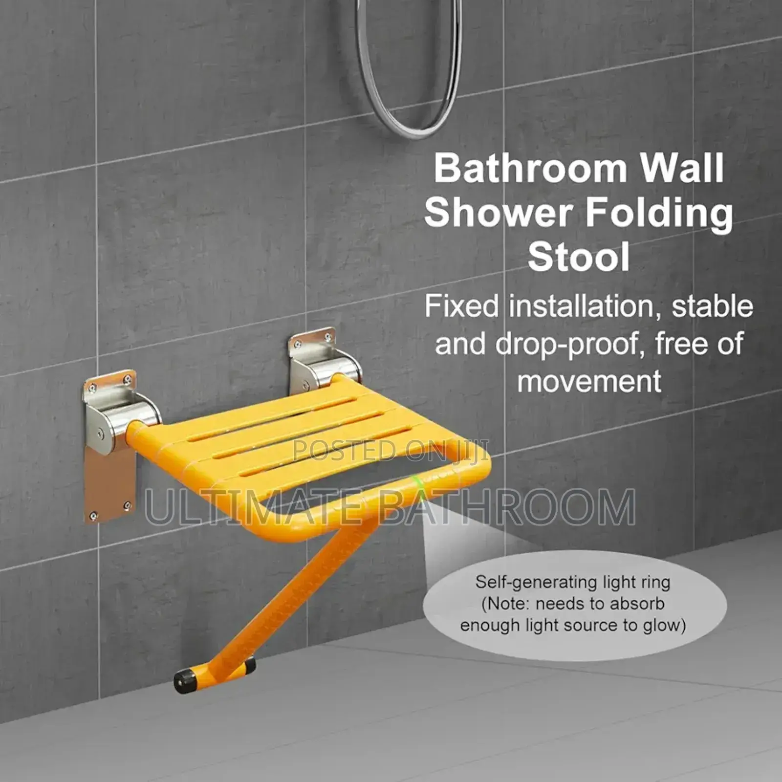 Bathroom Wall Shower Folding Stool