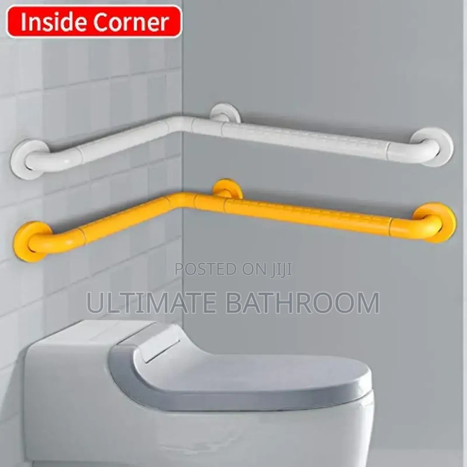 Corner Yellow Hand Grab Bar