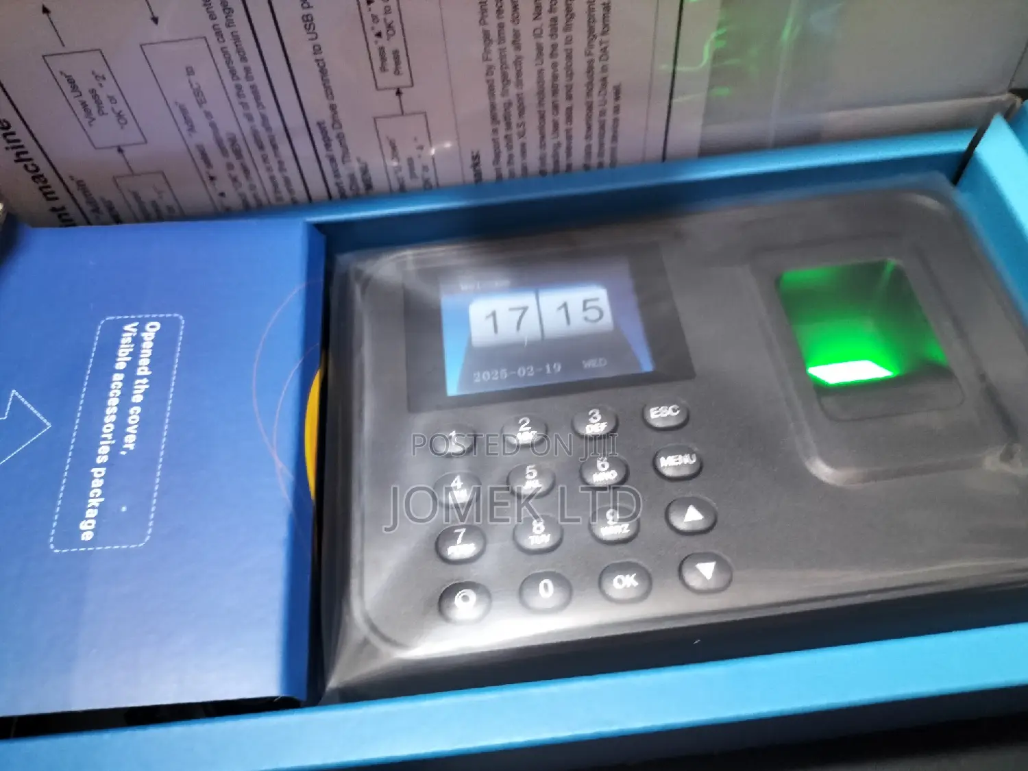 Time Clock Machine Biometric Fingerprint Attendance Machine