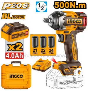 Ingco CIWLI2050 Li-Ion Impact Wrench 20V