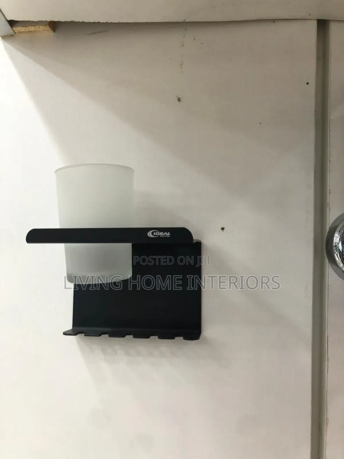 Ideal Luxury Matt Black Cup Holder