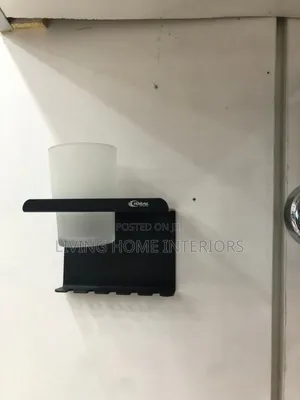Ideal Luxury Matt Black Cup Holder