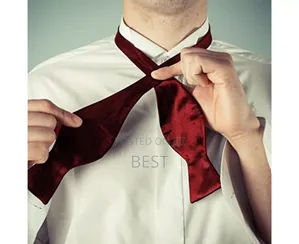 Men Classic Self Not Bow Ties With Cufflinks Pocket Squa