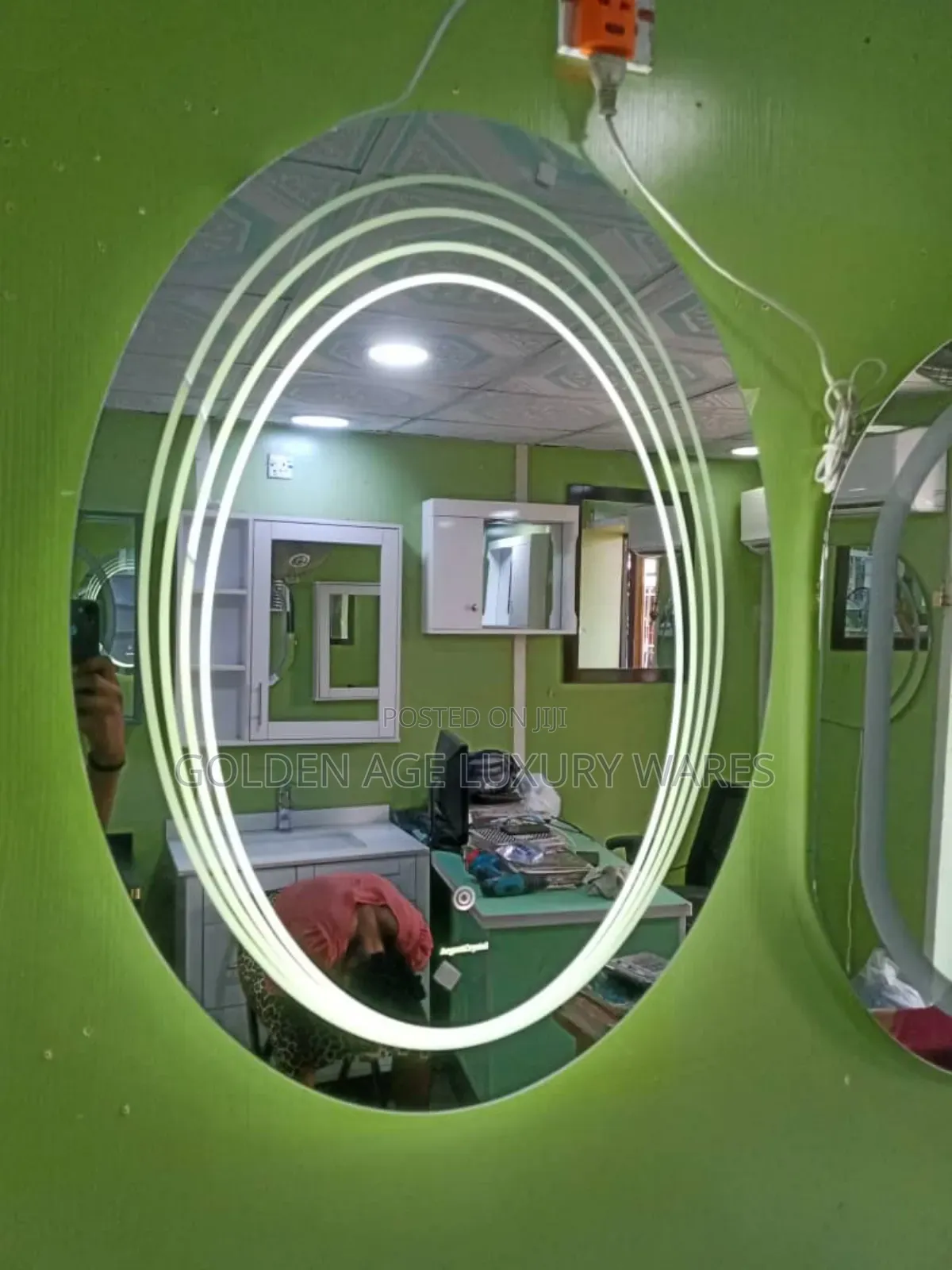 Oval LED Mirror 80×60