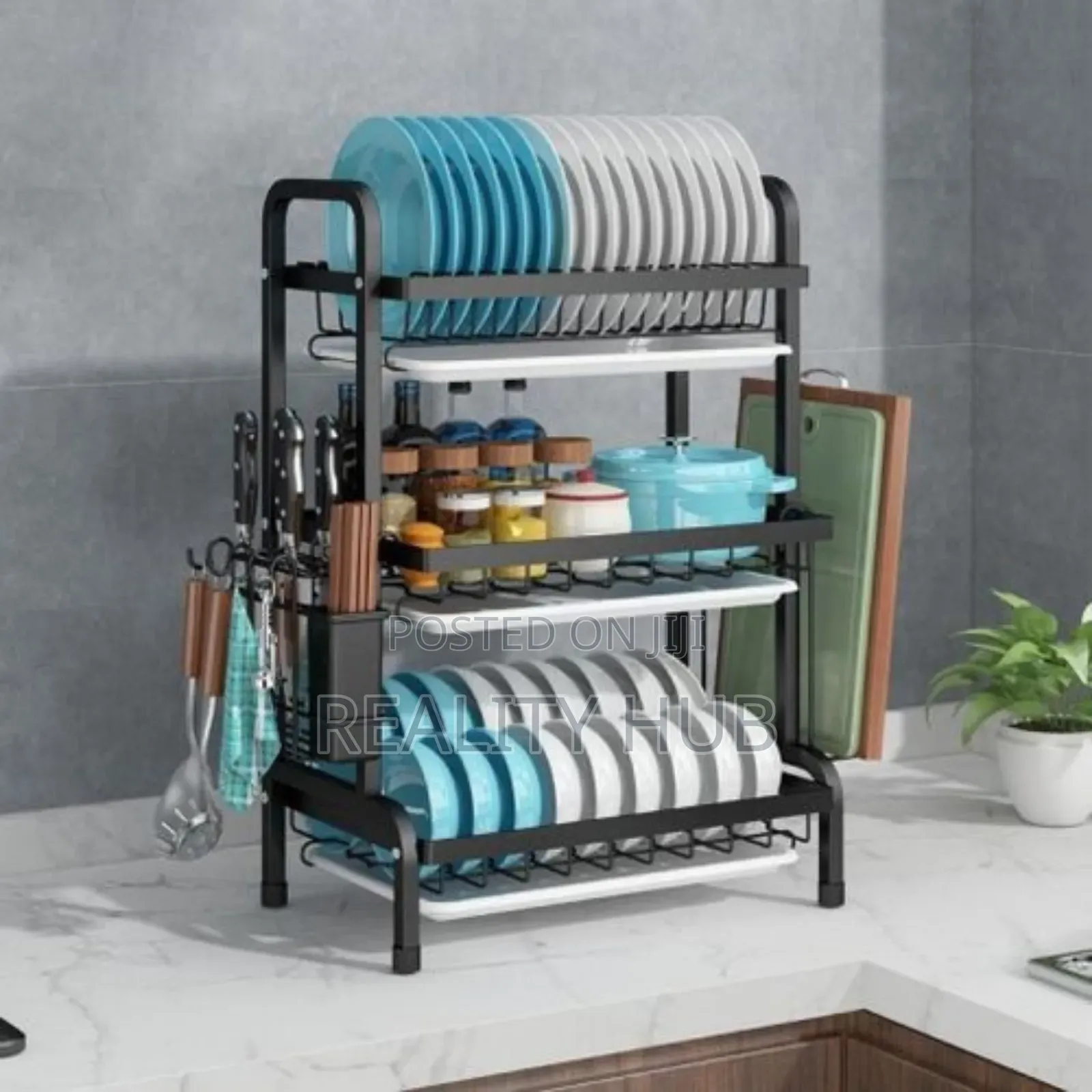 3 Tier Plate Rack Dish Drainer Dish Drainer Rack Holder