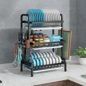 3 Tier Plate Rack Dish Drainer Dish Drainer Rack Holder