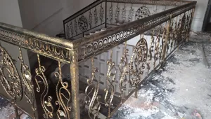Exotic Wrought Iron Handrail