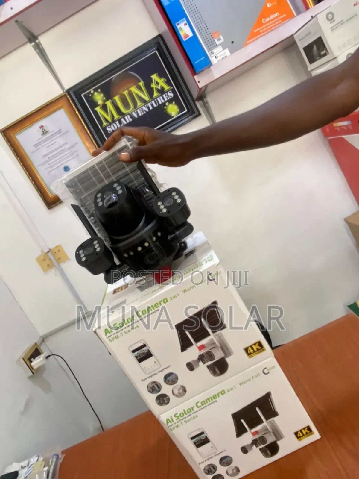Al Solar Camera 2 in 1 Warm Full Color