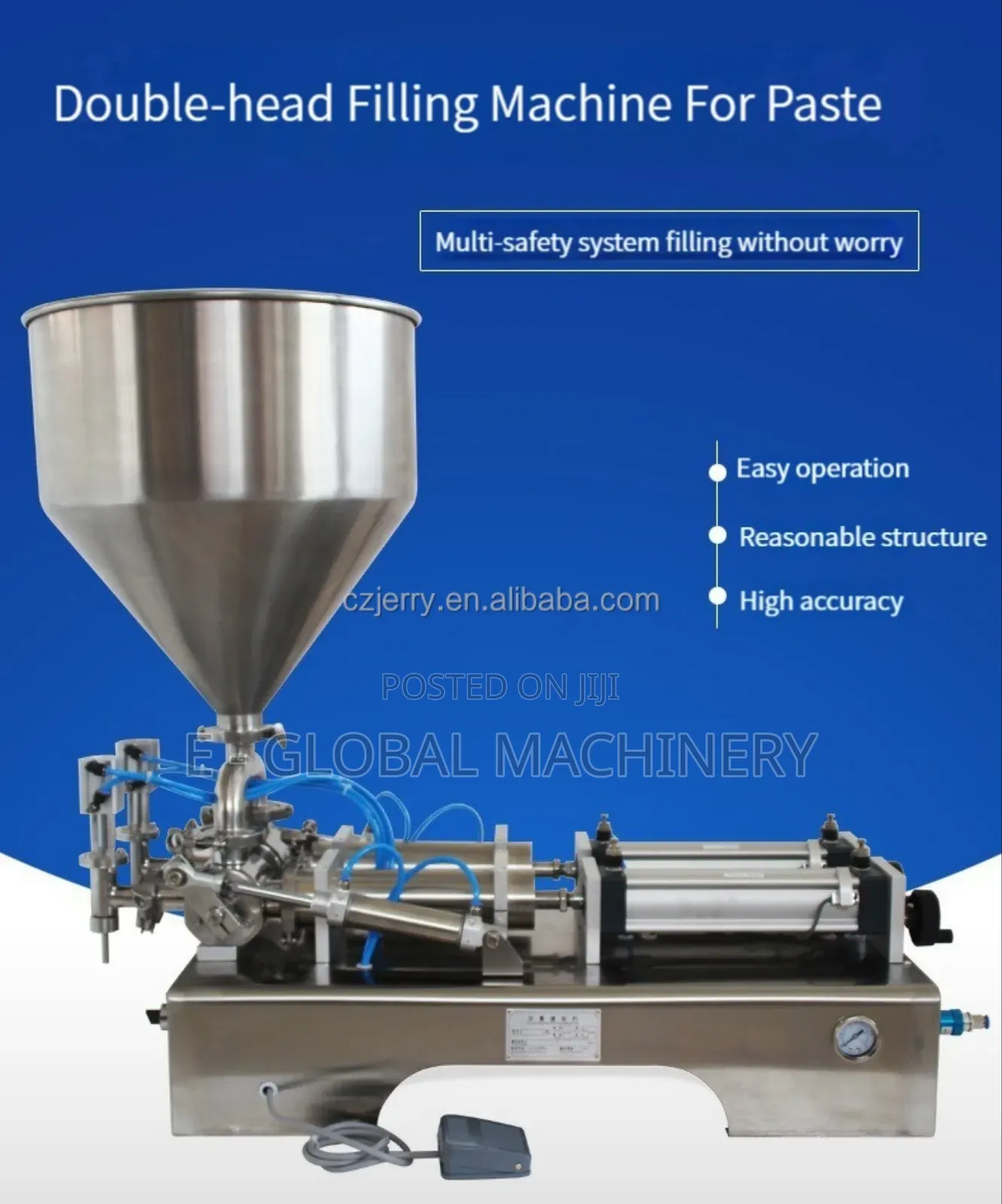 Double Nozzle Paste Filling Machine