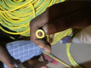 50mm Green and Yellow Cables