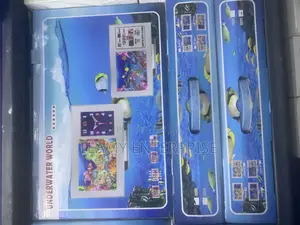 Aquarium Home Decoration With Clock