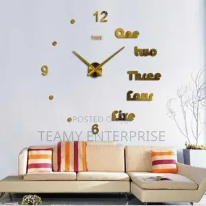 Big Size DIY Clock - Various Designs - Home Wall Decoration