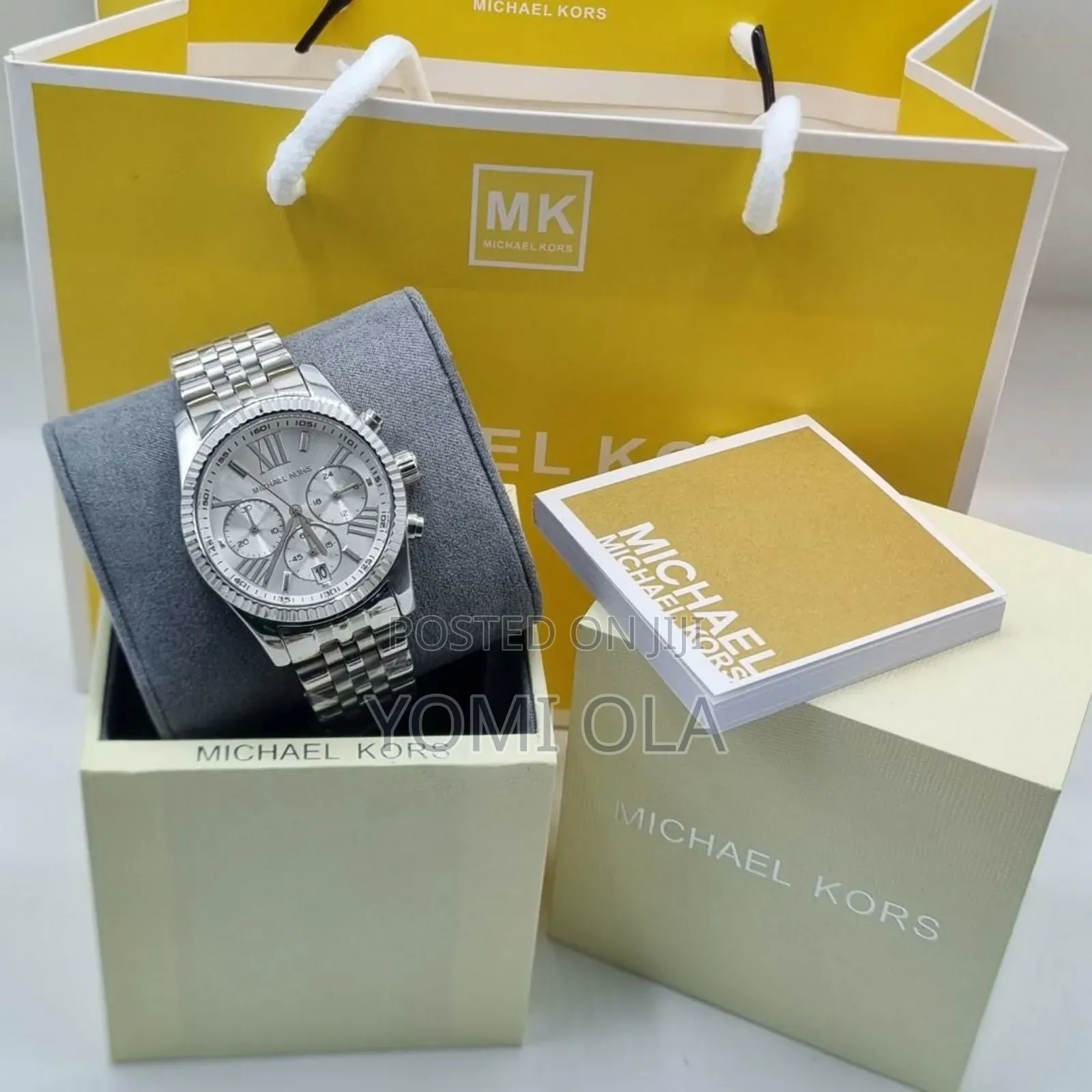 Michael Kors Chronograph Silver Ladies Wristwatch