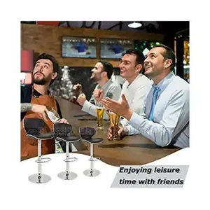 Love Shaped Swivel 360° Adjustable Bar Stool(Set of 2)