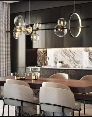 Luxury Linear Bubbles Chandelier Light