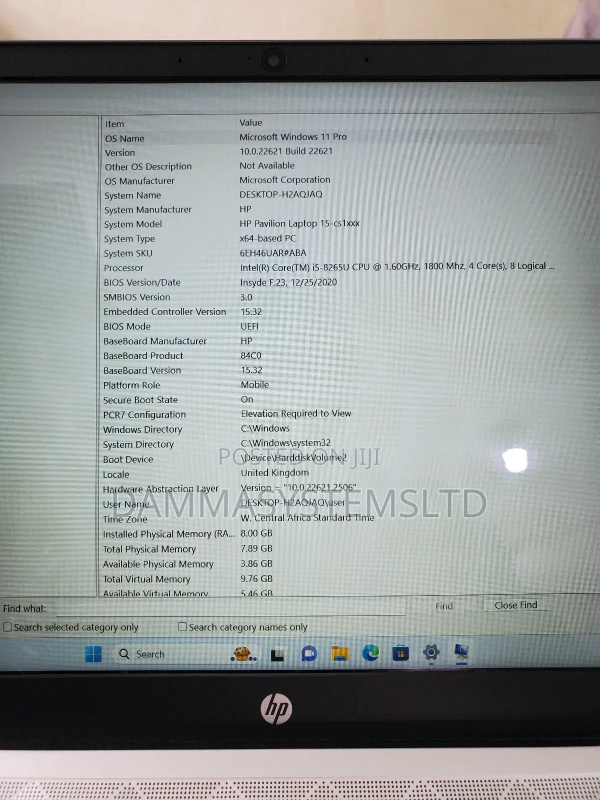 Laptop HP 15 8GB Intel Core i5 SSD 256GB