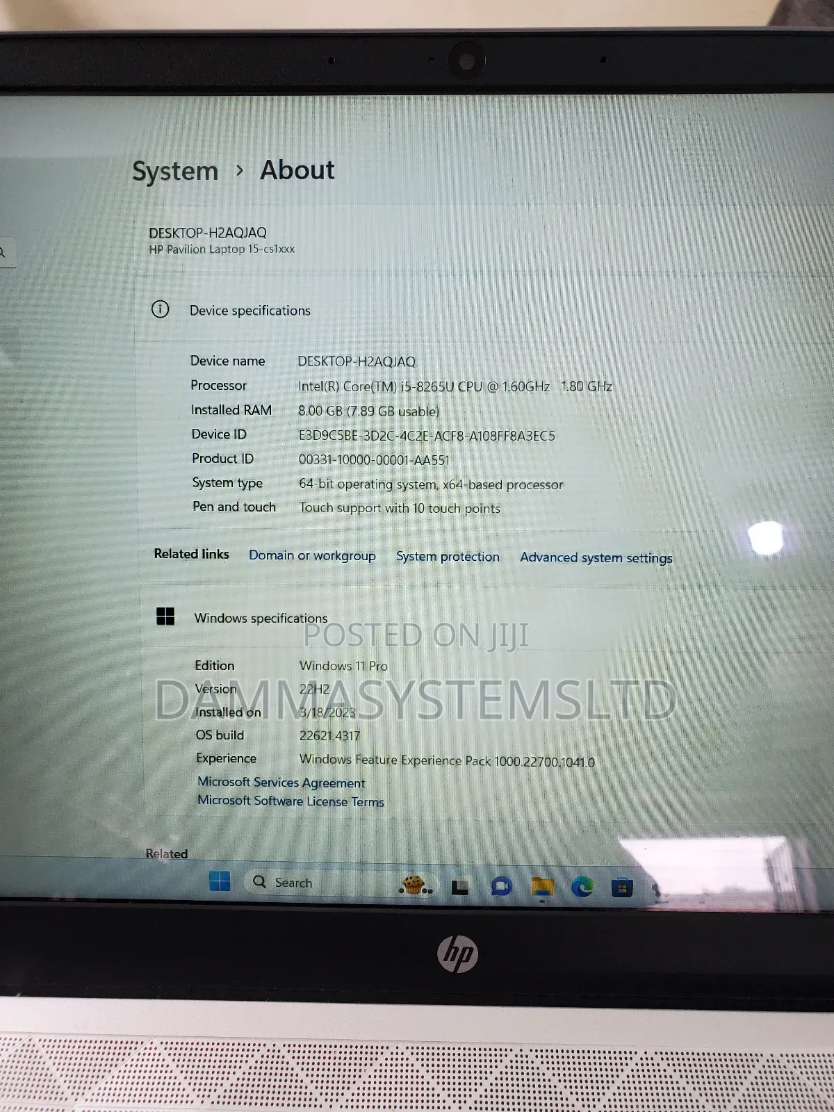 Laptop HP 15 8GB Intel Core i5 SSD 256GB