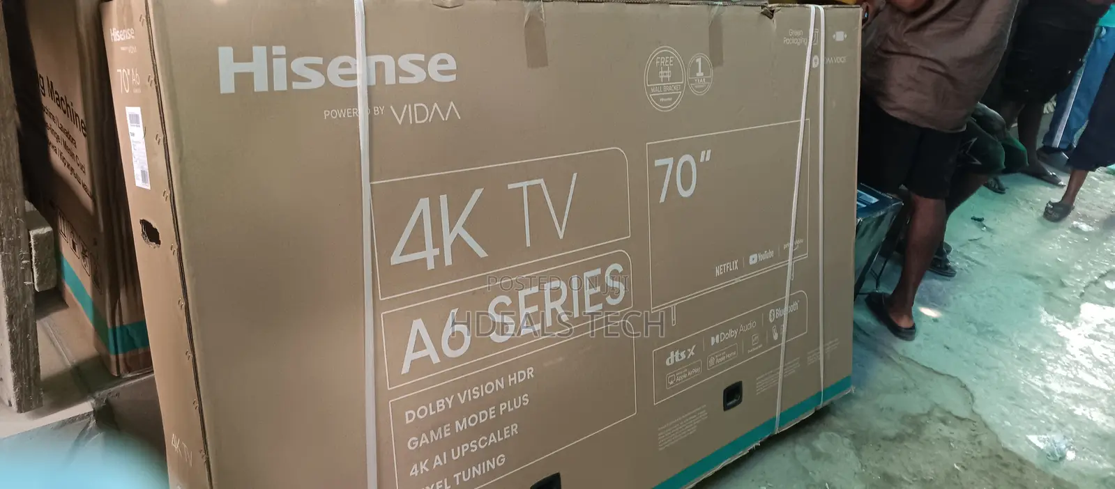 Best Bargain- Hisense 70inches Smart TV With Miracast, Netfl