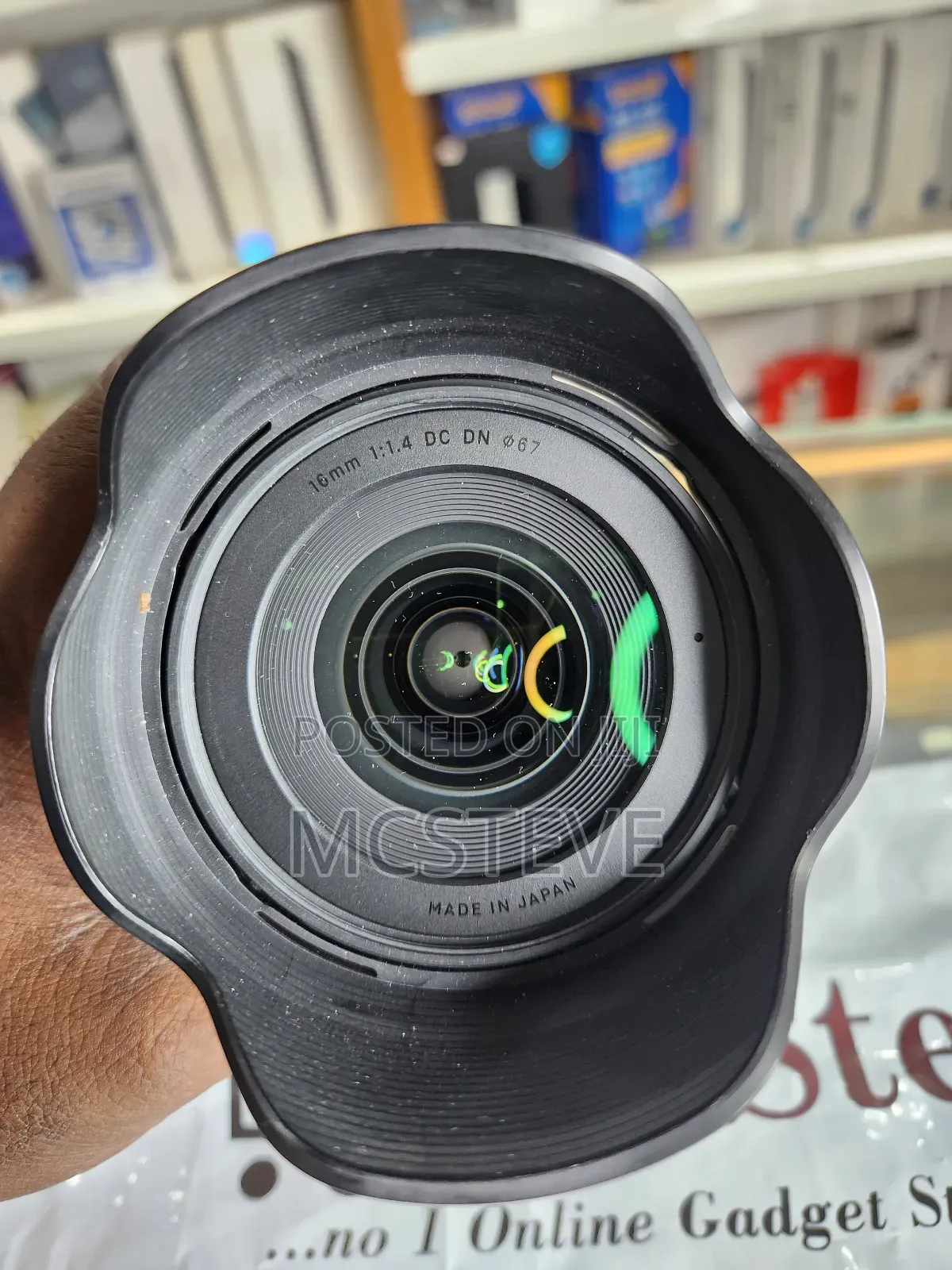 Sigma 16mm F/1.4 Dc Dn a-Mount Lens for Sony