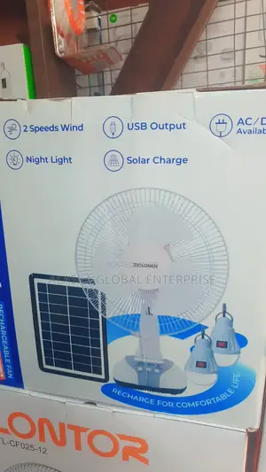 Rechargeable Desktop Fan