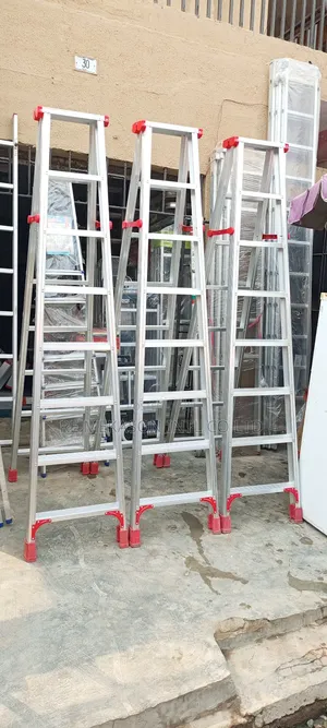 8ft Double Sided Aluminum Ladder