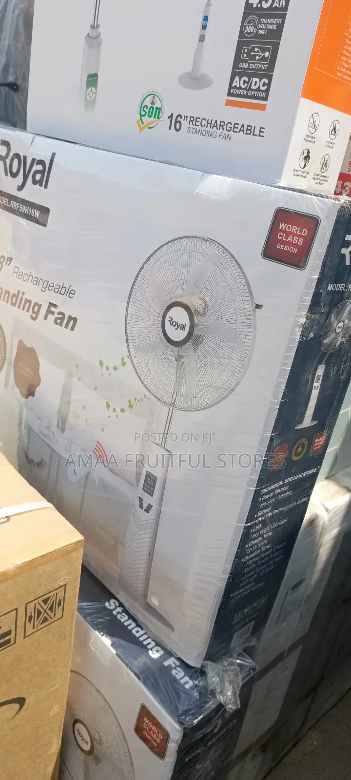 Royal Rechargeable Fan