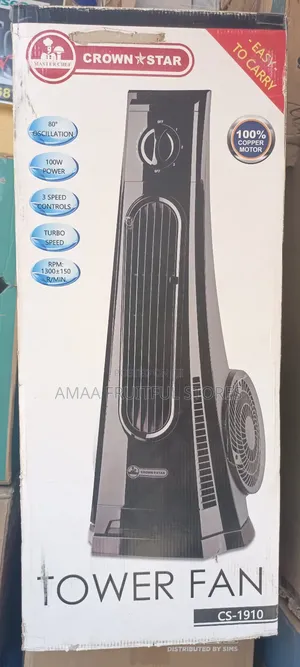 Crown Star Tower Fan
