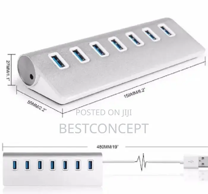 7 Port USB 3.0 Hub