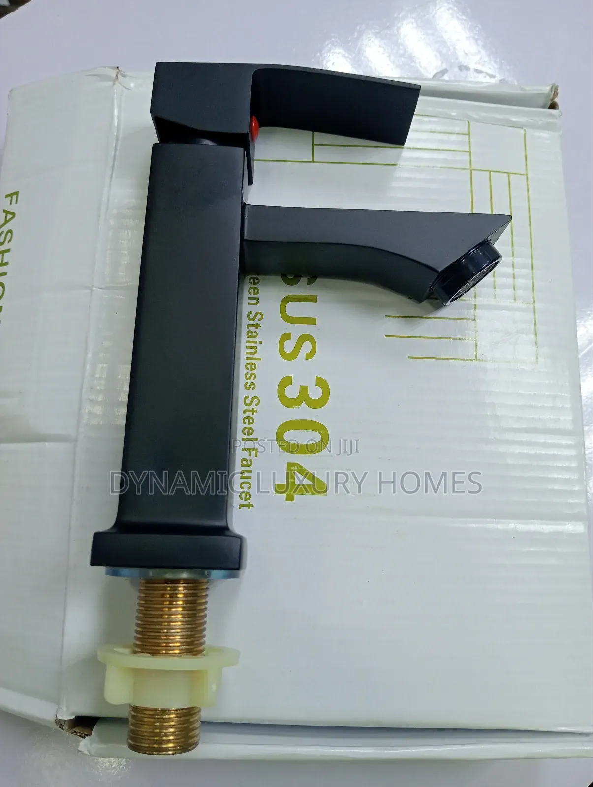 Quality Black Square Basin Tap