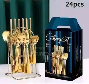 Gold Set Cutlery