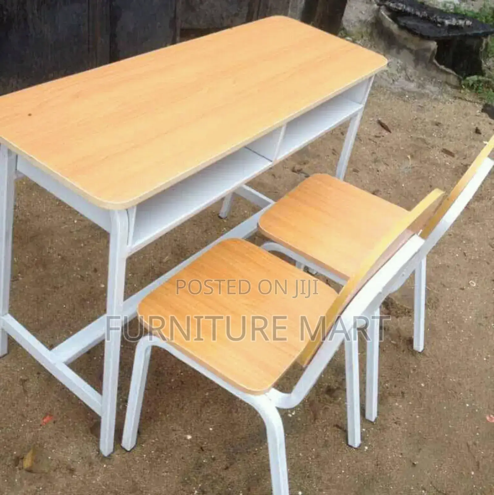 Double Student Table and Chair