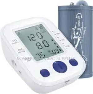 Automatic Upper Arm Blood Pressure Cuff for Home