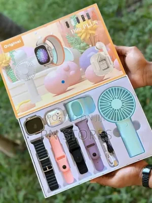 D96 Smart Watch Plus With Fan, Airpods