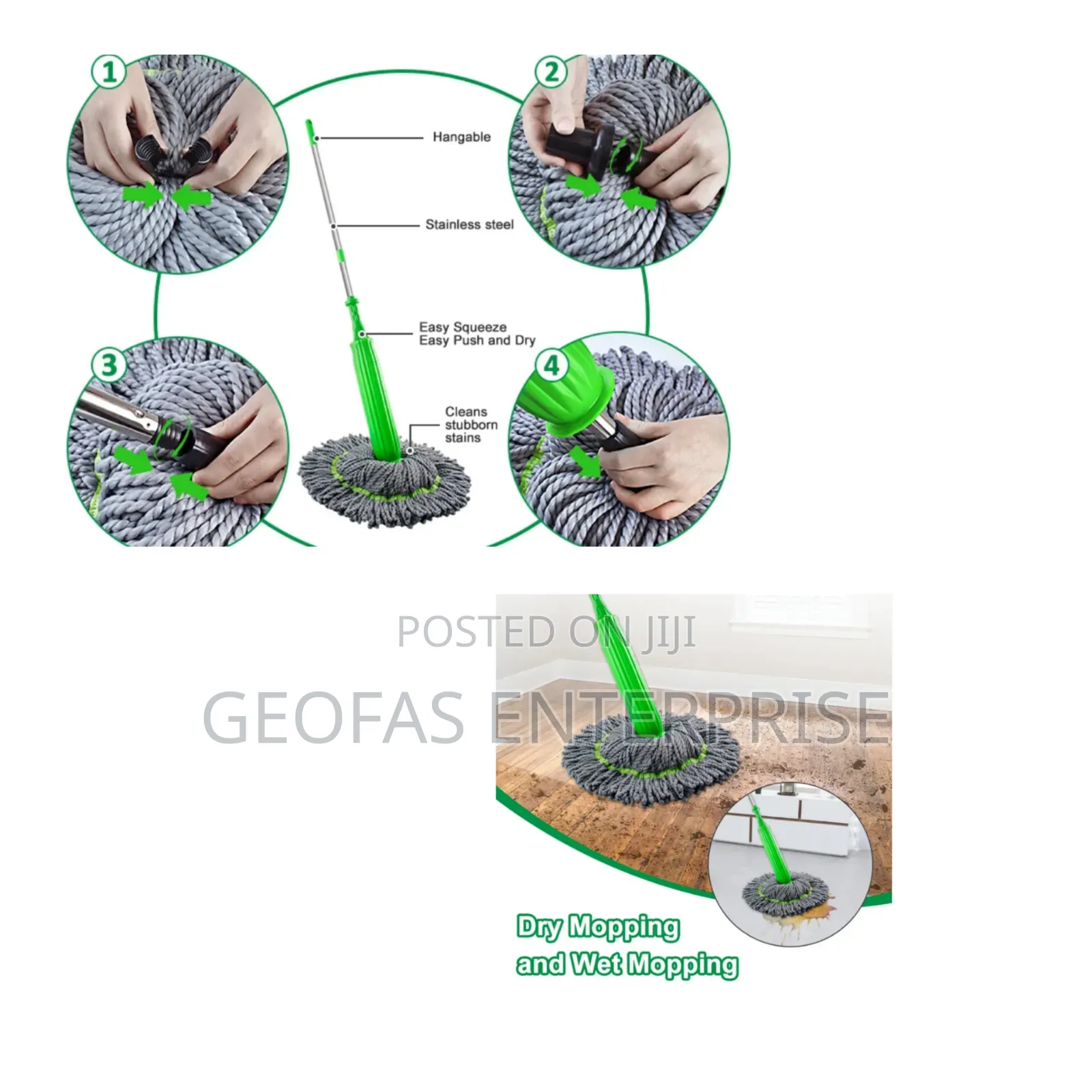 Hand Free Easy Use 360-Degree Portable Mob