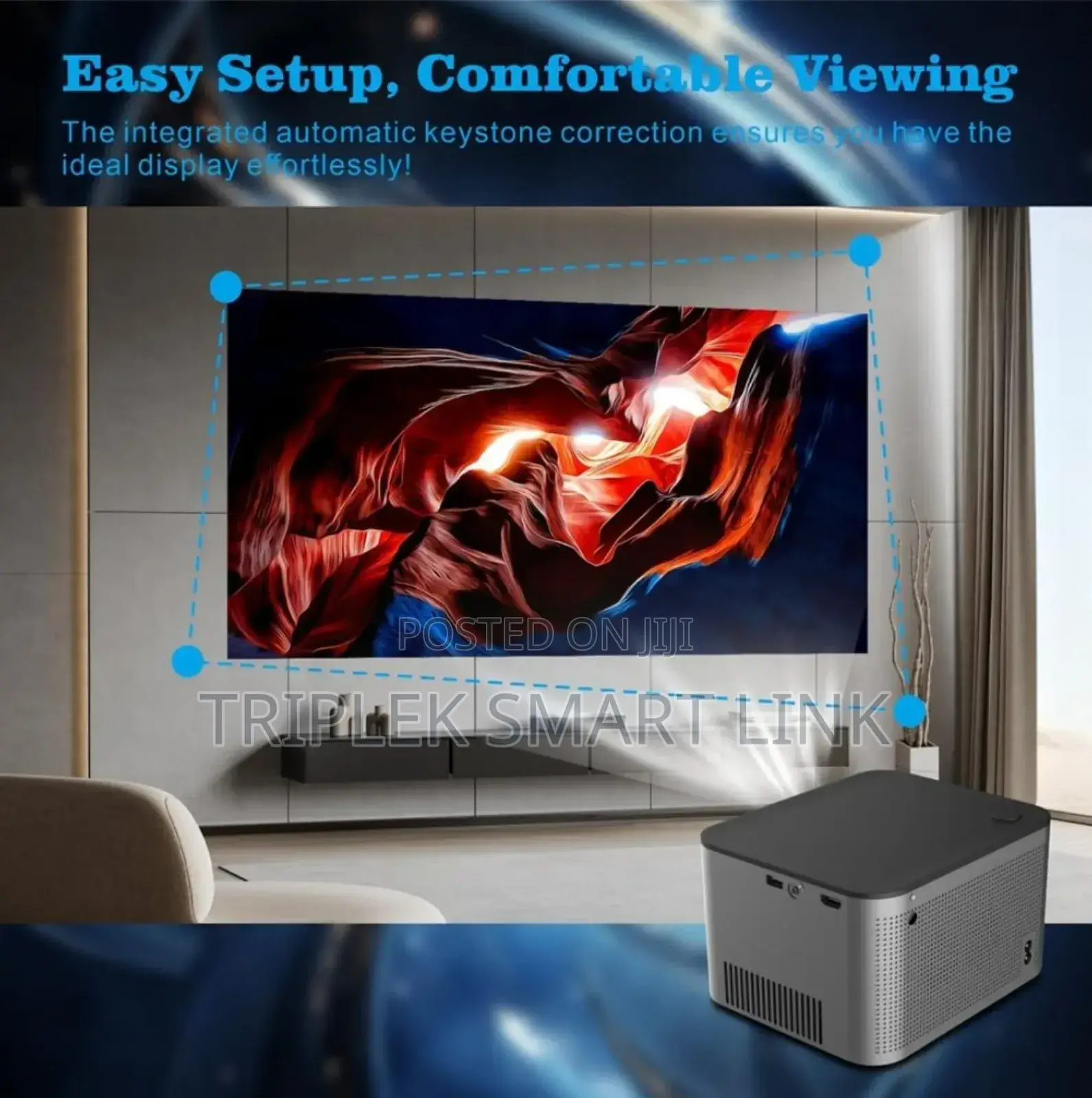Hy 350 Smart Projector | 1080p Full Hd | Hardware Decoding