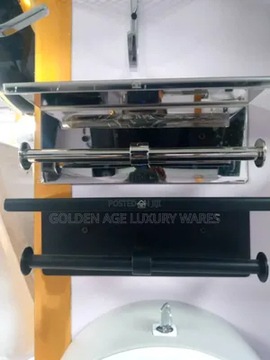 Stainless Double Tissue Paper Holder