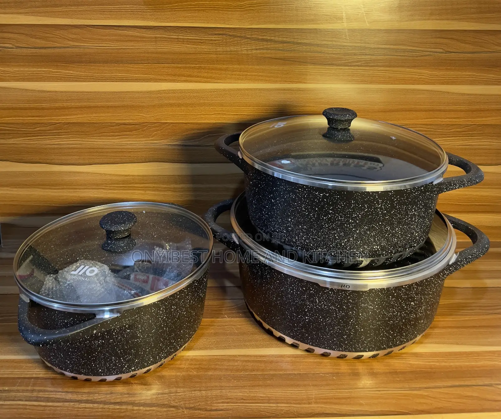 JIO Original 6 Piece Granite Cookware Set