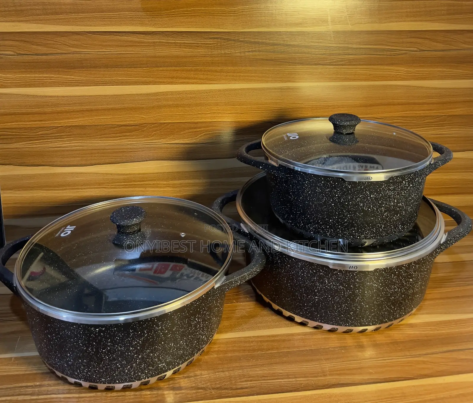 JIO Original 6 Piece Granite Cookware Set