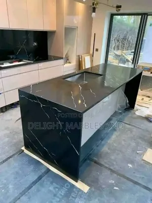 Black Marble Kitchen Countertop